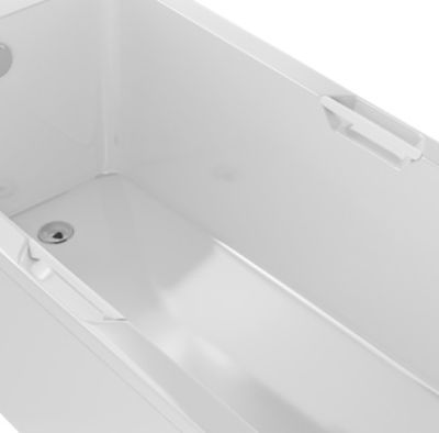 BEAUFORT PORTLAND MATT WHITE TWINGRIPS (Pair), 42.0002 (P2G)